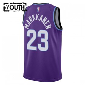 Dres Utah Jazz Lauri Markkanen Nike 2025-26 Icon Edition Ljubičasta Swingman - Dječji